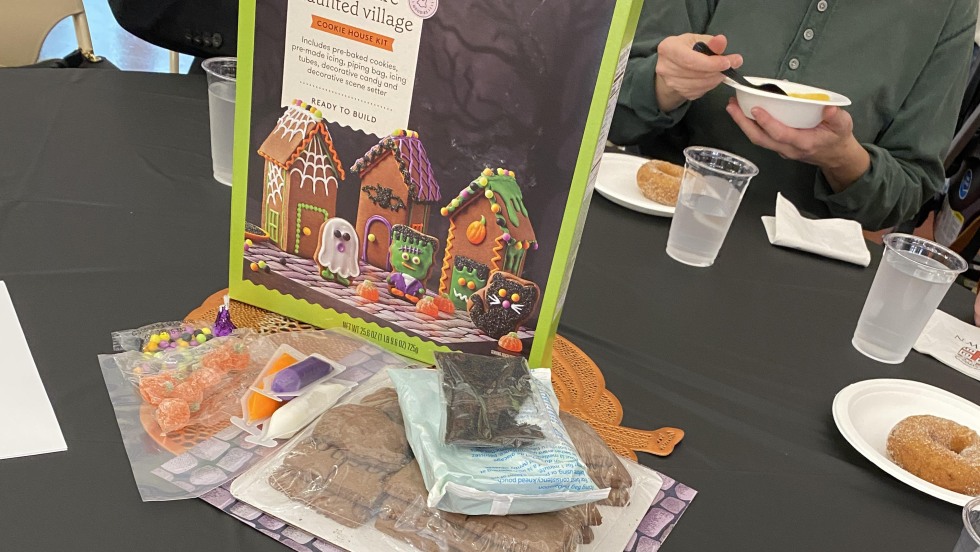 Haunted house making kits at SAC fallfest